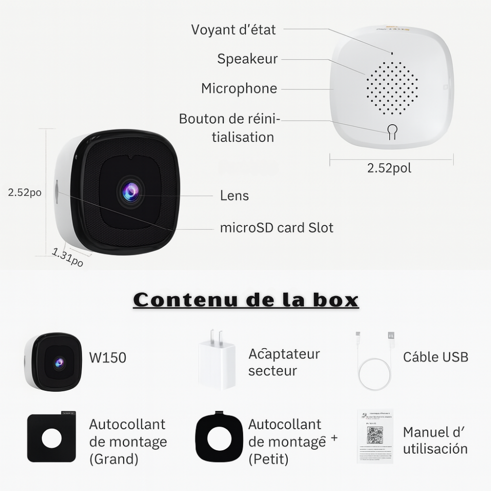 CamDiscrète Mercury™