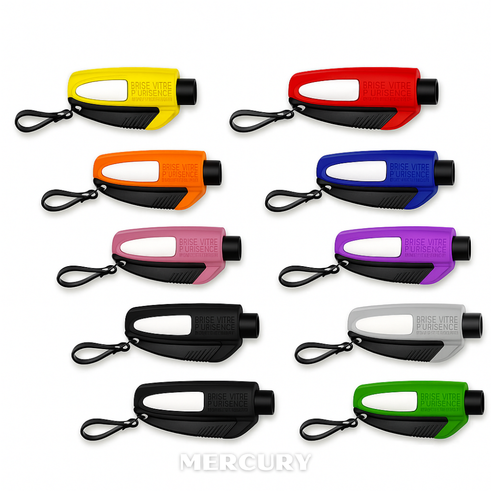 Brise-vitre d’urgence & Coupe-ceinture 2-en-1